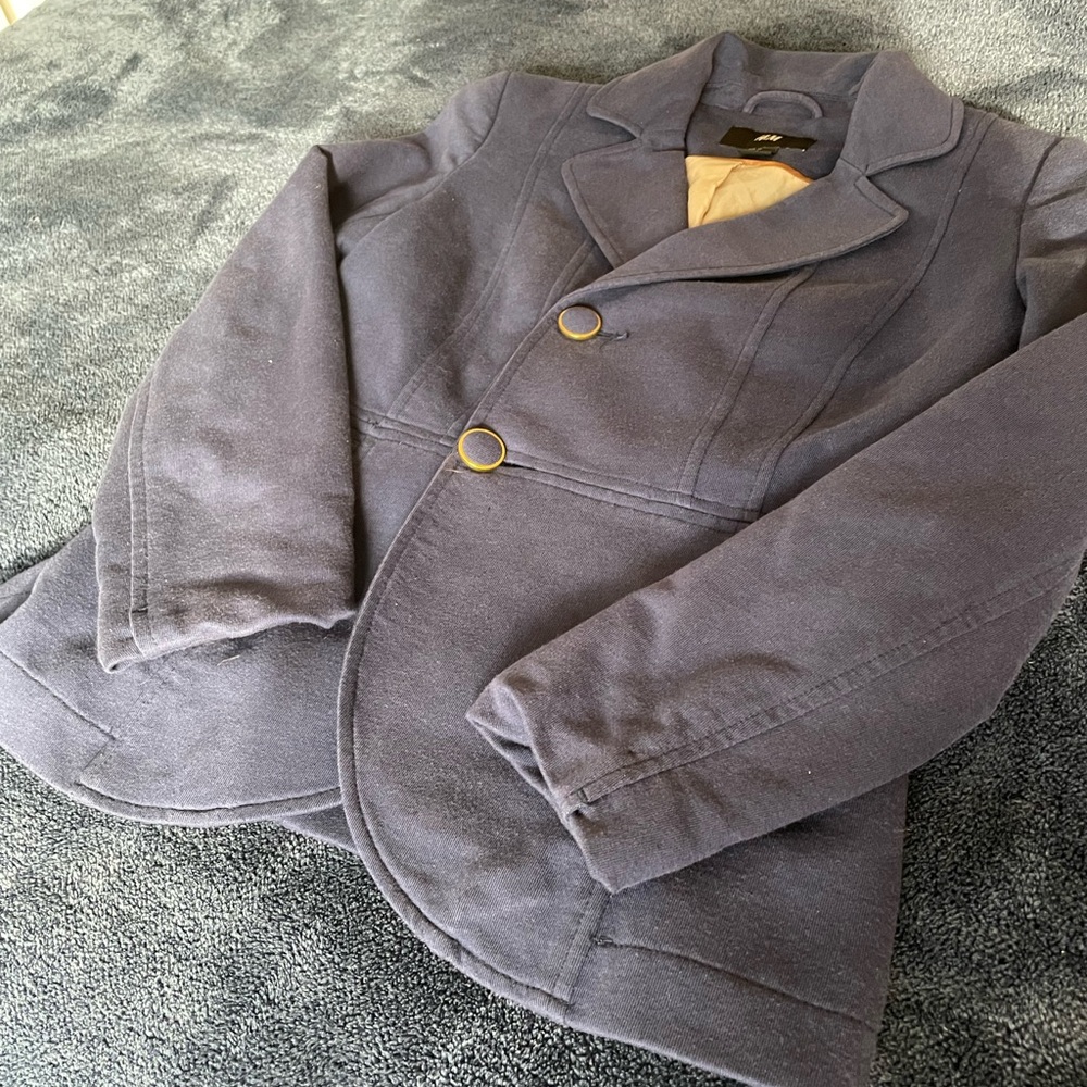 Preowned- Vintage H&M Long Sleeve Single Breasted Blazer Womens (Size US4) - Picture 12 of 15